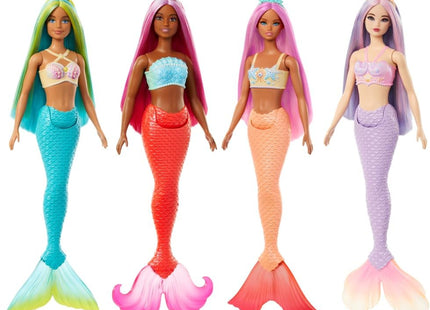 Barbie Fashionistas Curvy Doll - Vibrant Blue Hair & Floral Outfit, Inclusive Body Type Fashion Doll - HRR02