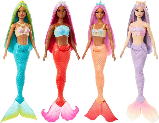 Barbie Fashionistas Curvy Doll – Vibrant Blue Hair & Floral Outfit, Inclusive Body Type Fashion Doll – HRR02