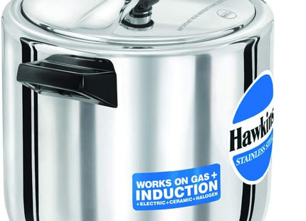 Hawkins Stainless Steel Induction Compatible Pressure Cooker, Silver