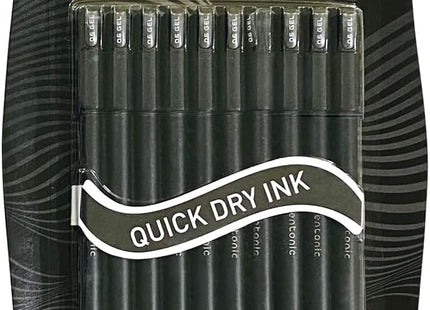 Pentonic LINC Gel Pens 0.6mm Blue & Black Ink 10 Pack Smooth Writing