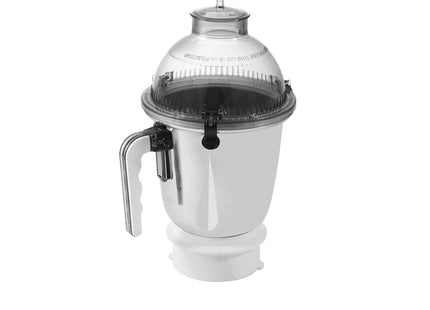 Sujata Dome Steel Jar, 1500 ml, (White)