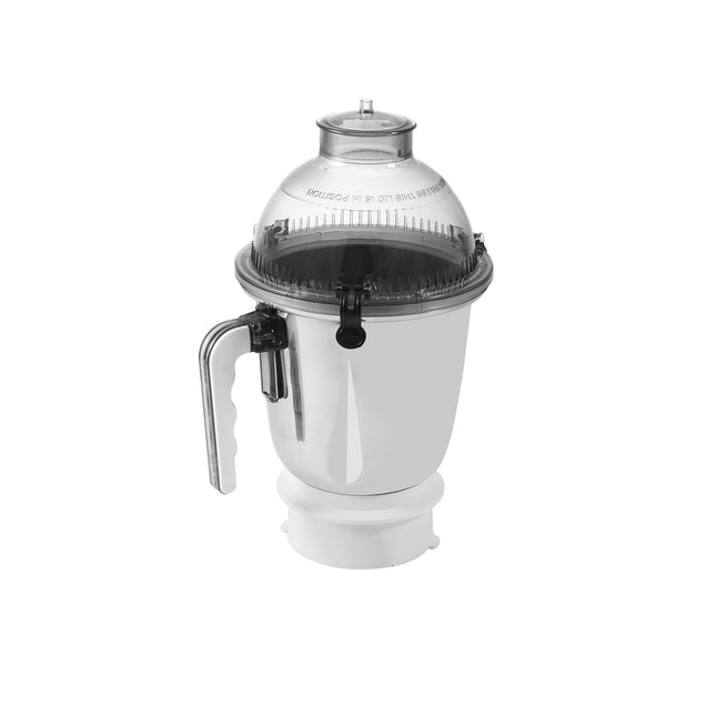 Sujata Dome Steel Jar, 1500 ml, (White)
