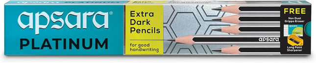 Apsara Platinum Extra Dark Pencils - Pack Of 10
