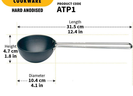 Hawkins Futura Hard Anodised Pan – Black Non-Stick Cookware