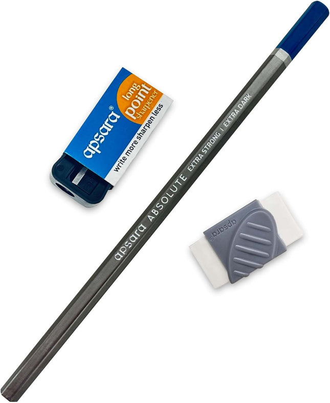 Apsara Absolute Extra Dark Pencils - Pack Of 10