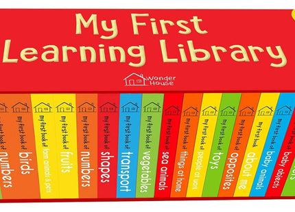 My First Complete Learning Library: Boxset of 20 Board Books Gift Set for Kids