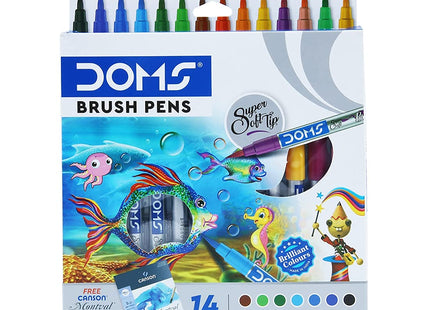 DOMS Art Supplies for Kids Oil Pastels, Crayons, Watercolour Cakes, Brush Pens, Pastel & Aqua Sketch Pens, Art Strokes Gifting Kit | Drawing, Colouring, Painting & School Crafts – Multiple Options