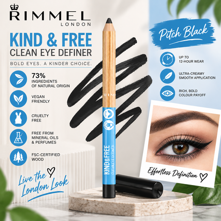 Rimmel London Makeup Collection Waterproof Kajal Eyeliner Eyebrow Pencil Brow Definer