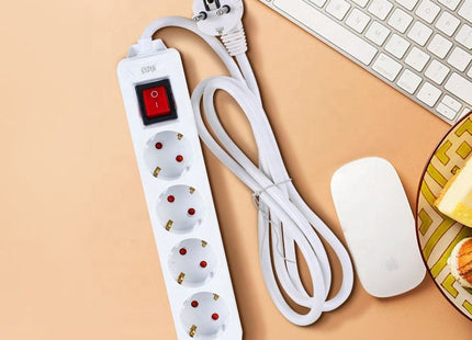 Winning Star Extension Sockets & Plug Adapters Collection | Power Socket Adapter 4 outlets 2500W 2 USB 1 Type-C 4 outlets + 2 USB + 1 Type-C, 3m cable, Power Socket Adapter 4 outlets 2500W EU Plug Silver 4 outlets, 5m cable, Power Socket Adapter...