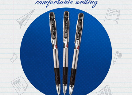 Cello Technotip Ball Pen Set - Pack of 10 (Black)