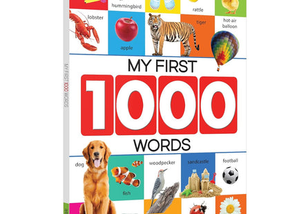 My First 1000 Words: Early Learning Picture Book to learn Alphabet, Numbers, Shapes and Colours, Transport, Birds and Animals, Professions, Opposite Words,