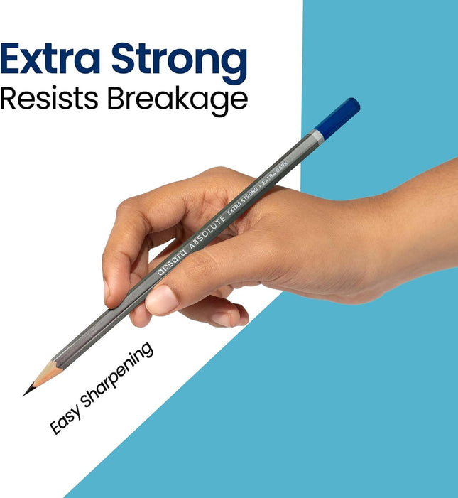 Apsara Absolute Extra Dark Pencils - Pack Of 10