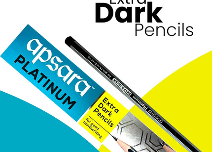 Apsara Platinum Extra Dark Pencils - Pack Of 10
