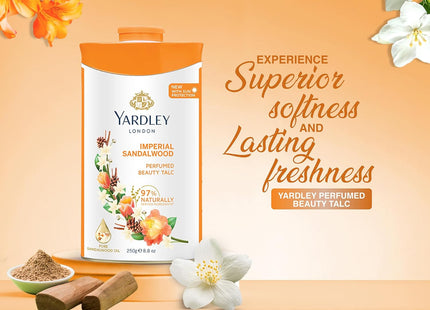 Yardley London - Imperial Sandalwood Talc for Women, 250g