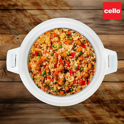 Cello Chef Deluxe 1250ml Insulated Hot Pot Casserole Food Warmer CE-1500 Cooler Thick Durable Base