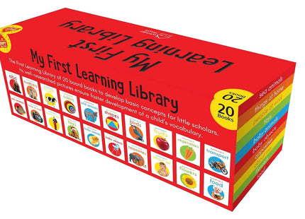 My First Early Learning Board Book Library for Babies & Toddlers | 5, 10 or 20 Book Box Sets