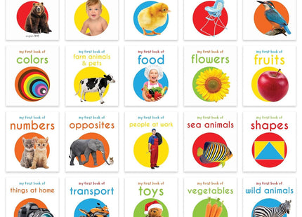 My First Complete Learning Library: Boxset of 20 Board Books Gift Set for Kids