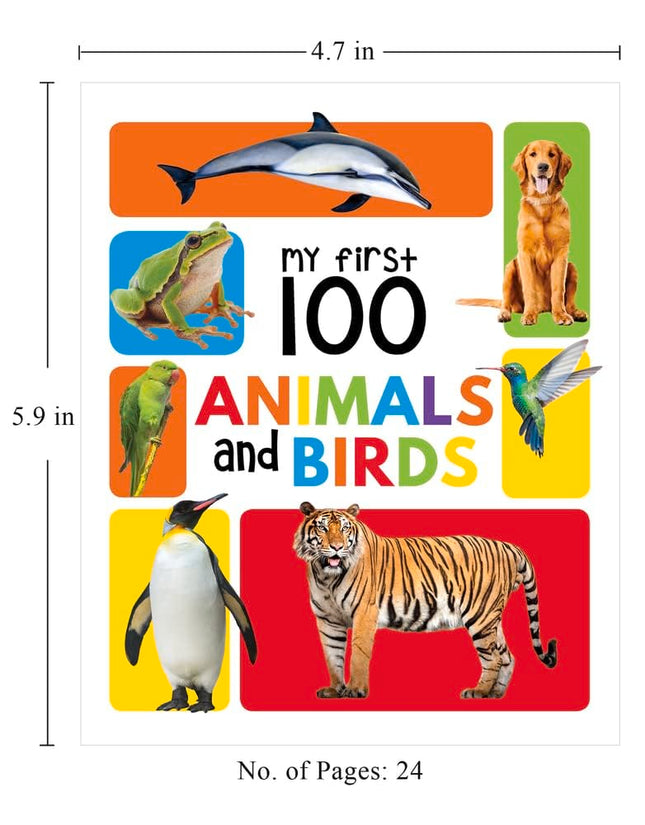 My First 100 Library: Boxset of 5 Early Learning Board Books for Kids/Children (homeschool / preschool / baby/toddler)