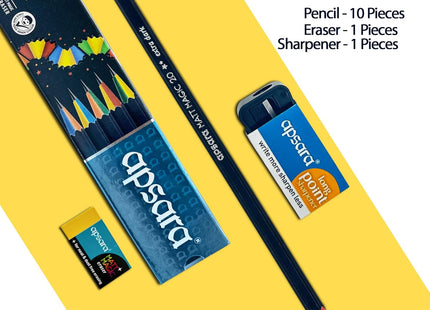 Apsara Matt Magic Pencil 2.0 [Pack of 10]