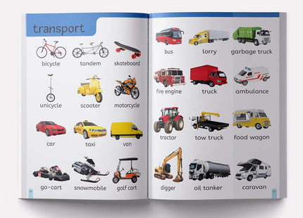 My First 1000 Words: Early Learning Picture Book to learn Alphabet, Numbers, Shapes and Colours, Transport, Birds and Animals, Professions, Opposite Words,