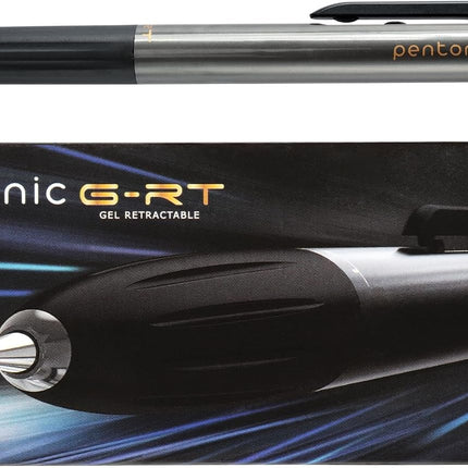 Pentonic Gel Pens 0.6mm & 0.7mm Fine Tip Smooth Writing Pens Pack of 10 for School Office Home Study Notes Journaling Drawing Writing Supplies
