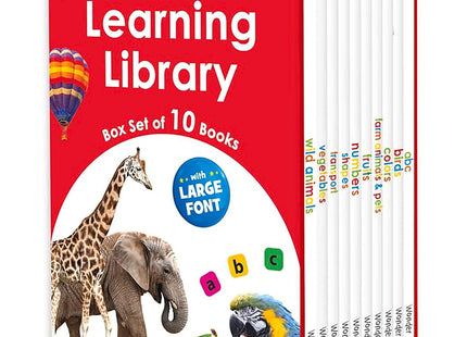 My First Early Learning Board Book Library for Babies & Toddlers | 5, 10 or 20 Book Box Sets
