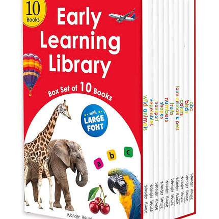 Early Learning Board Books Box Set 5 10 20 Books for Babies Toddlers ABC Numbers Shapes