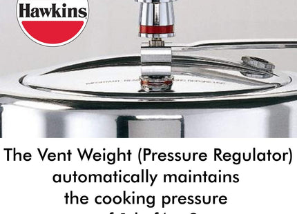 Hawkins Whistle Vent Weight for Stainless Steel and Bigboy Pressure Cooker, 1.5 Liter to 22 Litre