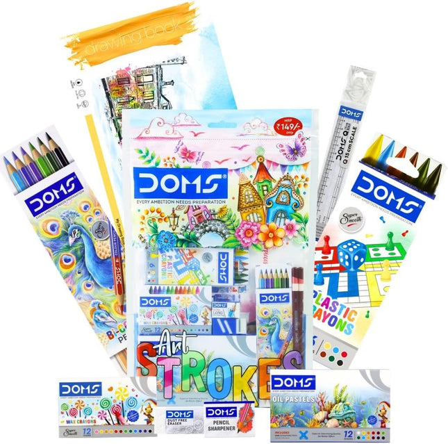 DOMS Gift Assortment for Kids Art Strokes Kit