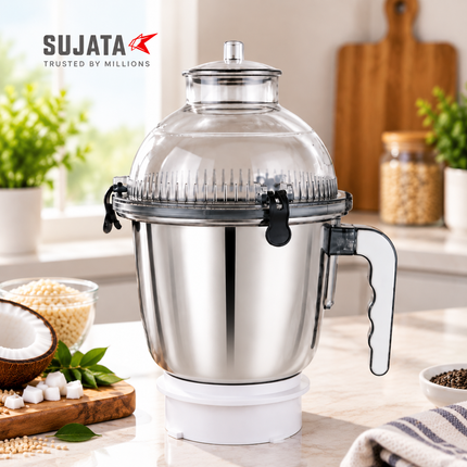 Sujata Indian Mixer Grinder Replacement Jar Wet Grinder Dome Jar Chutney Jar Spare Jar