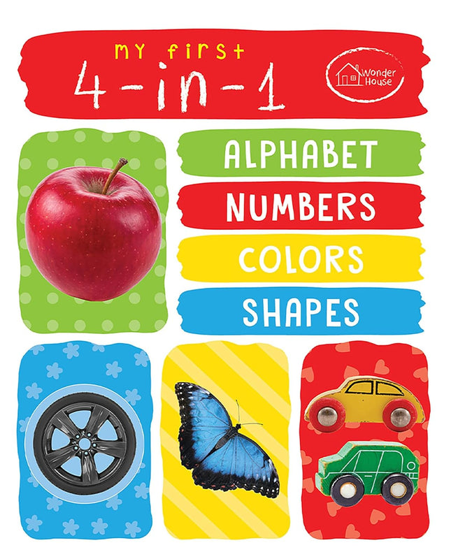 My First 4 In 1 Alphabet Numbers Colours Shapes: Padded Board Books