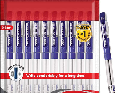 Cello Ball pen Pack of 10 (Techno Tip(Blue))