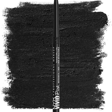 NYX Professional Makeup Vivid Rich Mechanical Eye Pencil – Always Onyx Black Eyeliner