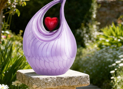 Royal Rapture Urn for ashes Cremation Memorial funeral Teardrop Jar Love Urns decorative Human Adult Child 12" Large (RT02)