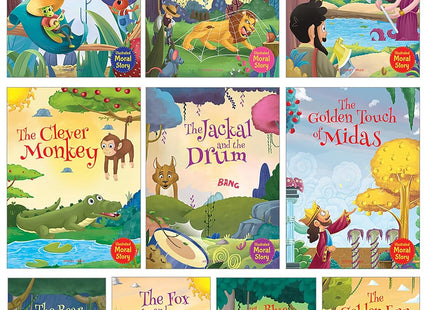Illustrated Moral Stories (Collection of 10 Books)