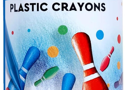 DOMS Plastic Crayon 28 Shades Round Tin