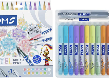 DOMS Art Supplies for Kids Oil Pastels, Crayons, Watercolour Cakes, Brush Pens, Pastel & Aqua Sketch Pens, Art Strokes Gifting Kit | Drawing, Colouring, Painting & School Crafts – Multiple Options