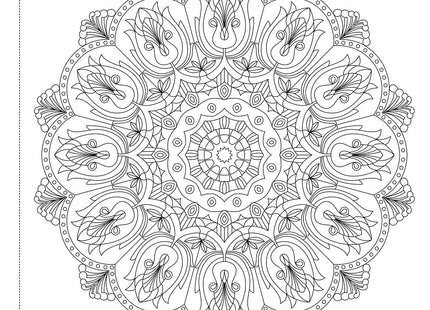 Mandala: Colouring Books for Adults with Tear Out Sheets (Adult Colouring Book) [Paperback] Wonder House Books Editorial