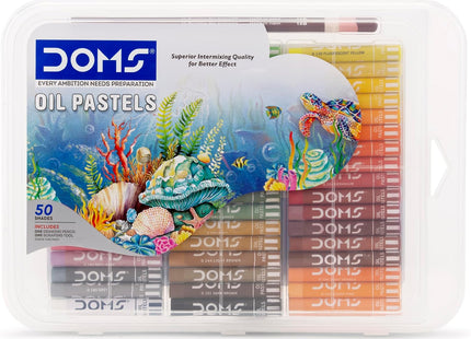 DOMS Art Supplies for Kids Oil Pastels, Crayons, Watercolour Cakes, Brush Pens, Pastel & Aqua Sketch Pens, Art Strokes Gifting Kit | Drawing, Colouring, Painting & School Crafts – Multiple Options