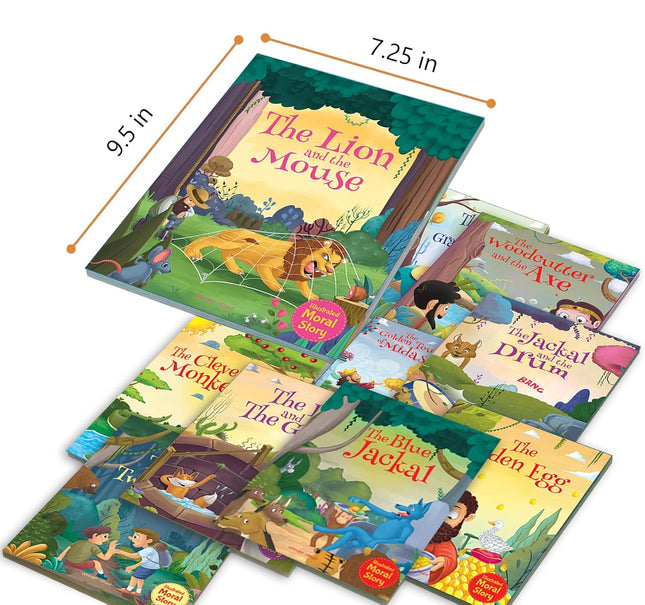 Illustrated Moral Stories (Collection of 10 Books)