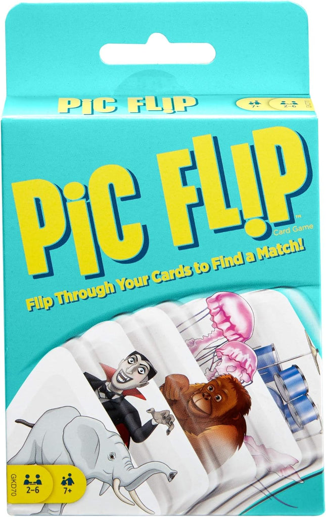 Mattel Games Pictionary Pic Flip Card Game