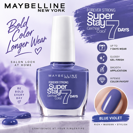 Maybelline New York SuperStay Gel Nail Polish Collection Glossy Matte Finish Long Lasting Nail Colour