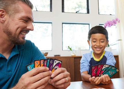 Mattel Card Games for Kids & Family – UNO Flip Pic-Flip DOS ICONIC