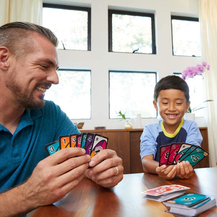 Mattel Card Games for Kids & Family – UNO + Flip, Pic Flip, DOS & ICONIC