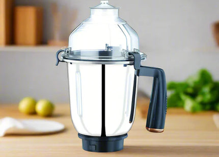 Bajaj Original Jar Liquid DRY Chutney for Mixer Grinder Compatible for other Brand like 4 Fin Jar Philips GX1, GX3, GX4, GX8, GX3501, GX3701, GX4701, GX3000, GX400, GX3, 702,Bravo Dlx, Twister Deluxe, Twister