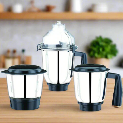 Bajaj Original Jar Liquid DRY Chutney for Mixer Grinder Compatible for other Brand like 4 Fin Jar Philips GX1, GX3, GX4, GX8, GX3501, GX3701, GX4701, GX3000, GX400, GX3, 702,Bravo Dlx, Twister Deluxe, Twister