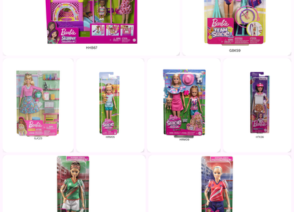 Mattel Barbie & Stacie to the Rescue, Wellness Yoga, Baking & Fashionistas Doll Collection