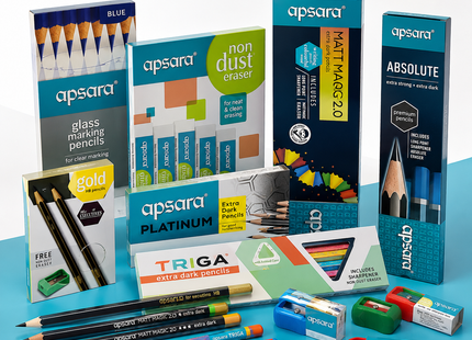 Apsara Stationery Collection Pencils, Erasers & Sharpeners for Writing, Drawing, Sketching & Marking | School Supplies & Gift for Kids