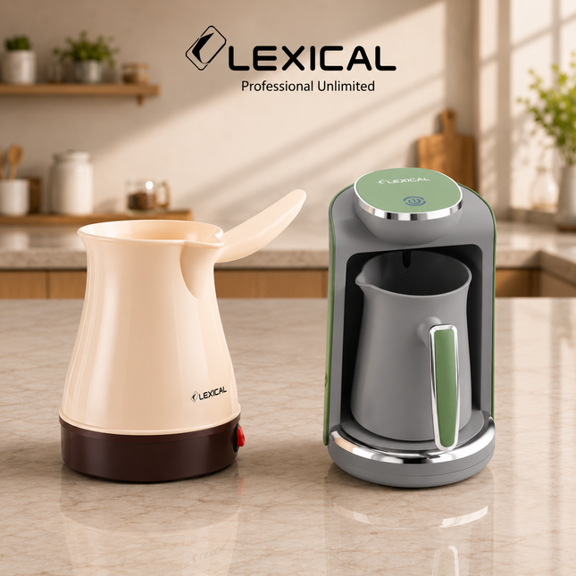 Lexical Electric Coffee Pot | 250ml Compact Coffee Maker | 500W & 600W Variants | EU Plug