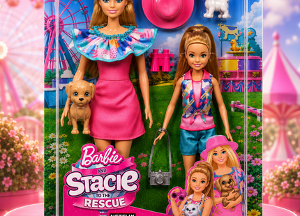 Mattel Barbie & Stacie to the Rescue, Wellness Yoga, Baking & Fashionistas Doll Collection